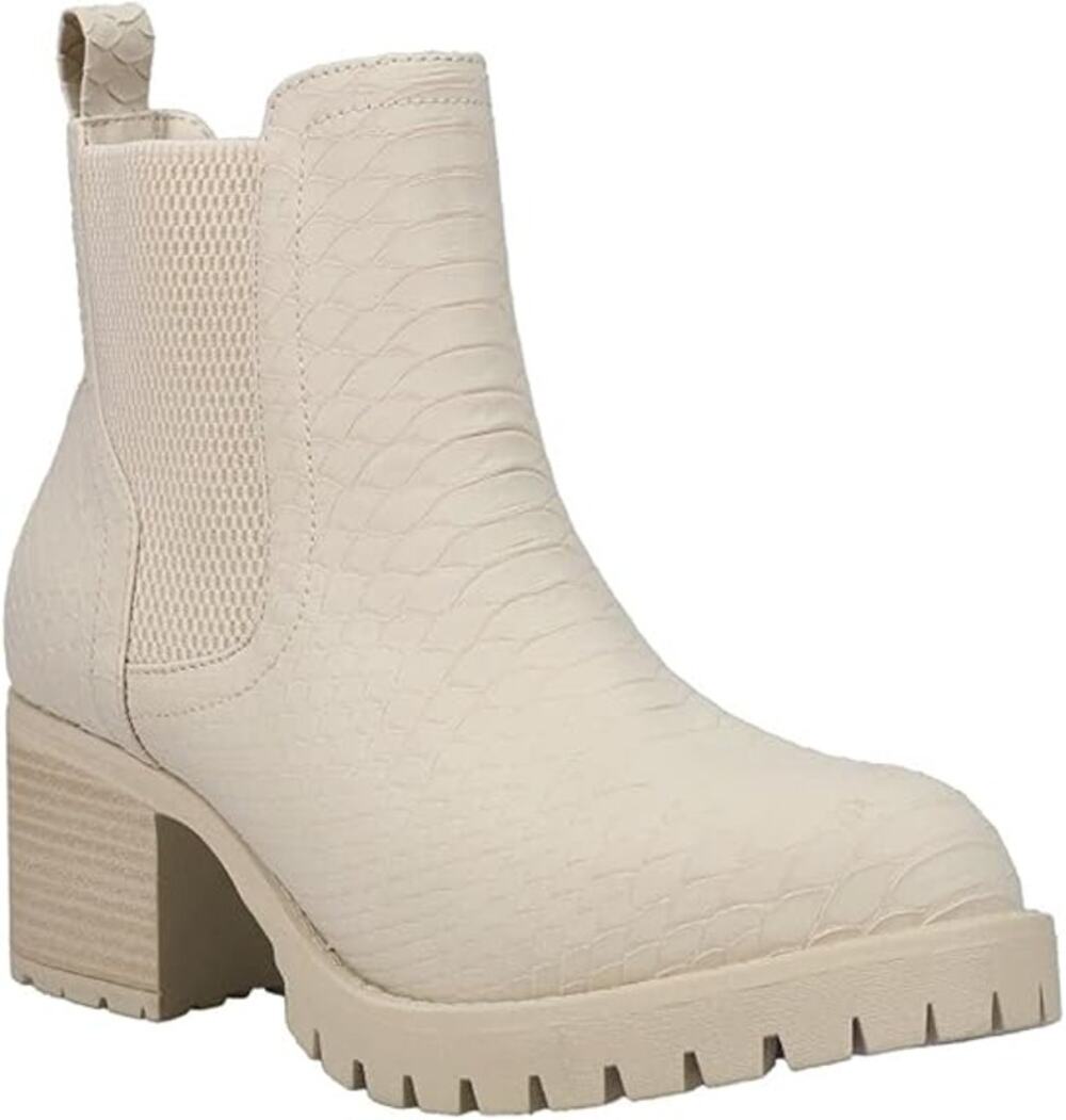 MIA Python Print Boot MIA Jonna-S Women Ivy Green Size 9 NWT
